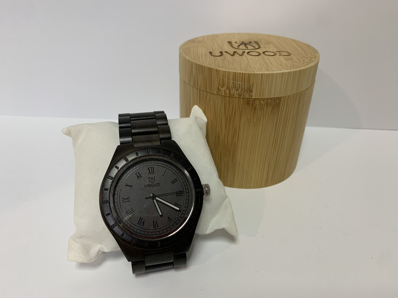 Годинник Uwood наручний дерев'яний (гіркий шоколад) - 13744 large popup