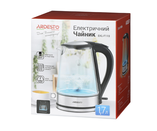 Чайник електричний Ardesto EKL-F110 - 3602 large popup