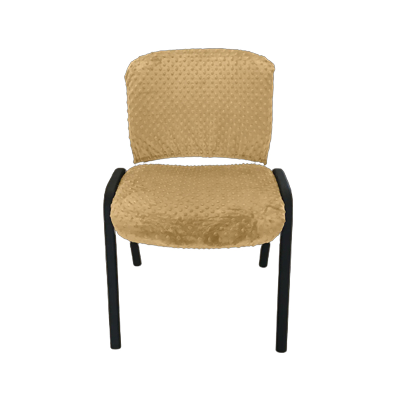 Чохол на офісний стілець, MinkyHome, плюшевий, натяжний, капучино (MH-298) large popup
