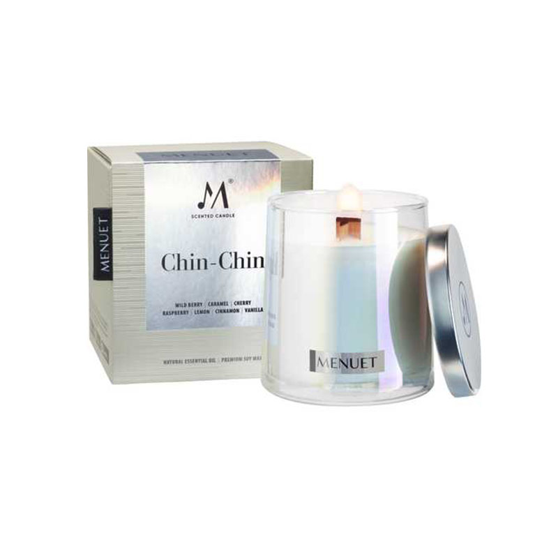 Свічка Menuet, Chin-Chin, ароматична, 100% натуральний склад / ручна робота (M1014) large popup