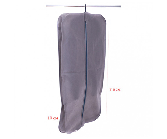 Чохол Organize для одягу 100*10 см (сірий) (Hch-110-10) - 5247 large popup