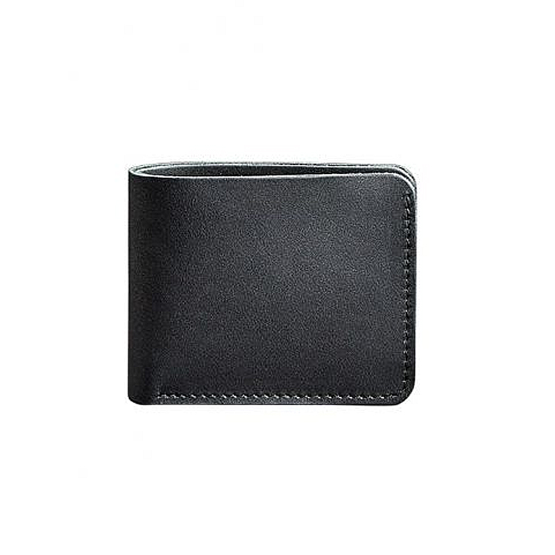 Чоловіче шкіряне портмоне 4.1 (4 кишені) чорне large popup