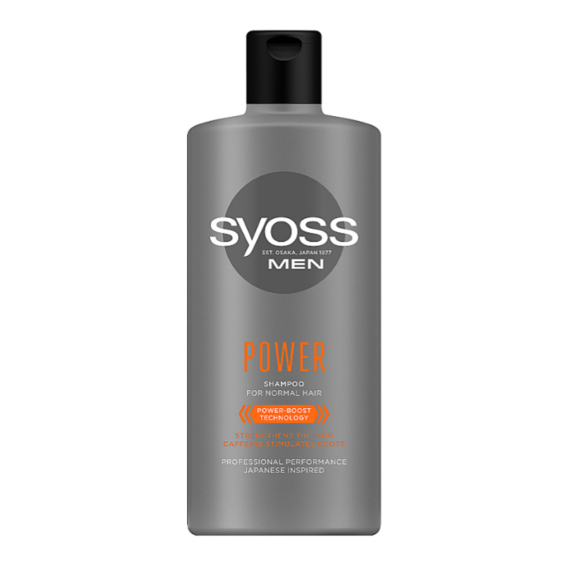 Чоловічий шампунь для волосся Syoss Power 440 мл large popup