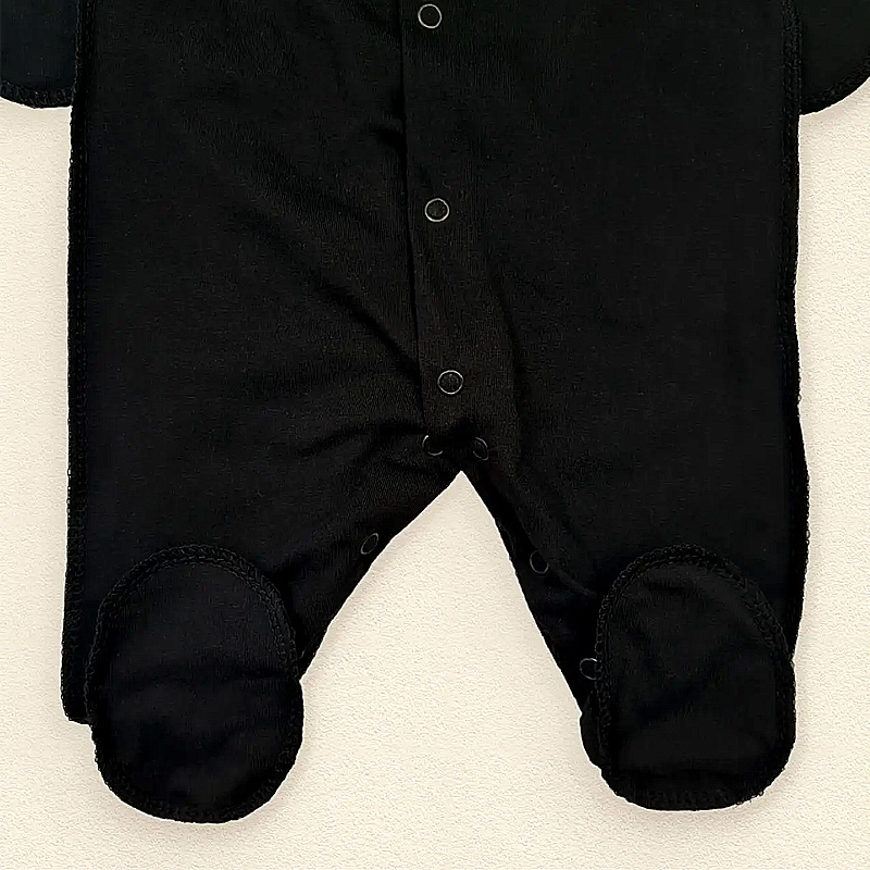 Чоловічок Dexter's для новонародженого на кнопках "Герб", чорний, 56 см (d113аш-чн) large popup