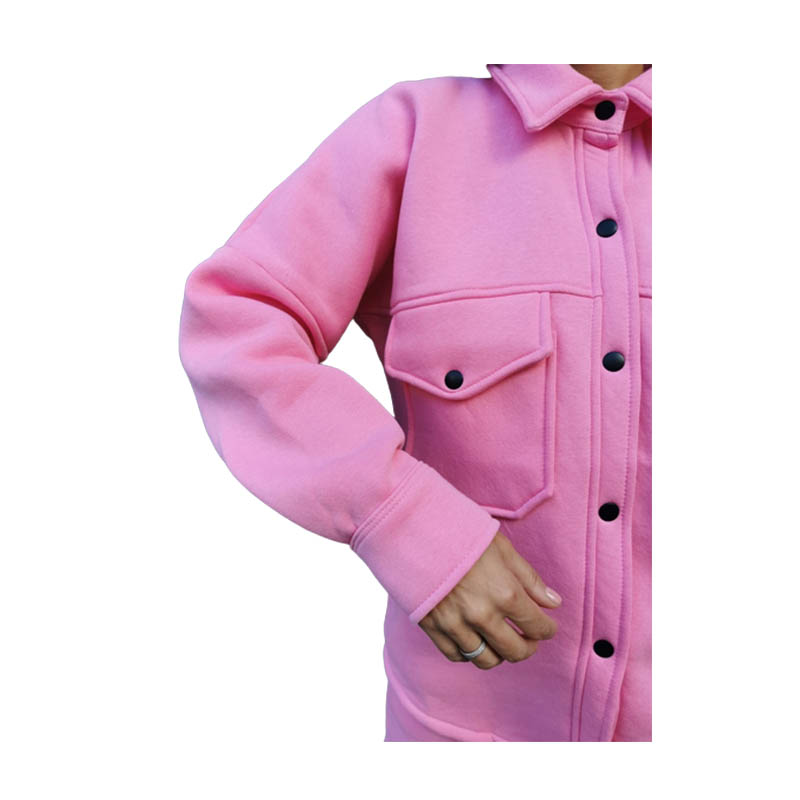 Костюм Pola на флісі (рубашка + високі джогери), тринитка, рожевий, р. S (1/16) - 31803 large popup