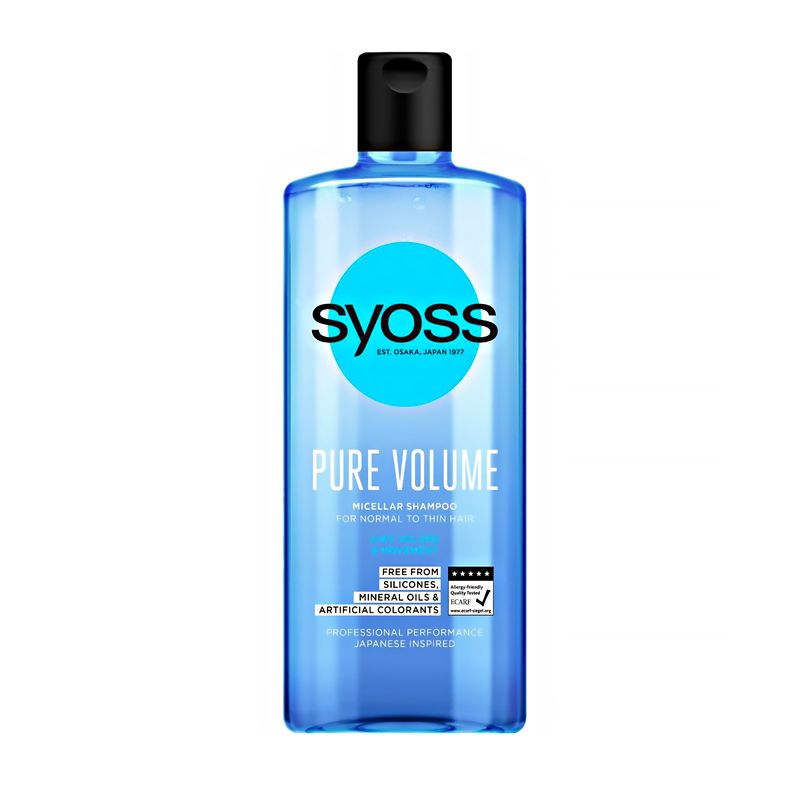 Шампунь Syoss Pure Volume для волосся, 440 мл (18741) thumbnail popup