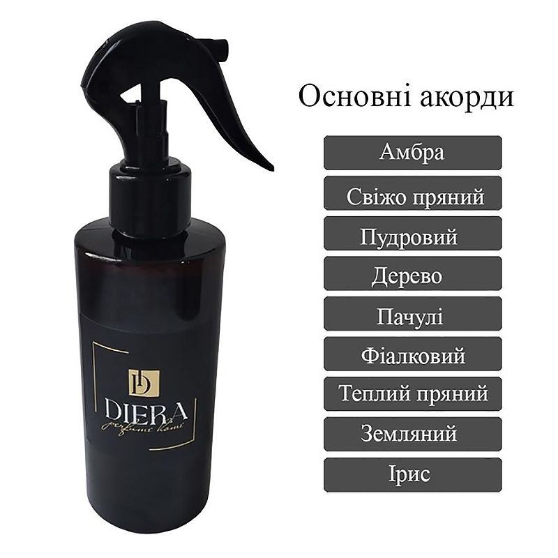 Cпрей парфумований універсальний для дому Diera perfume home №9, 300 мл. - 187379 thumbnail popup