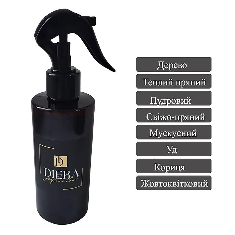 Cпрей парфумований універсальний для дому Diera perfume home №2,  300 мл. - 187345 thumbnail popup