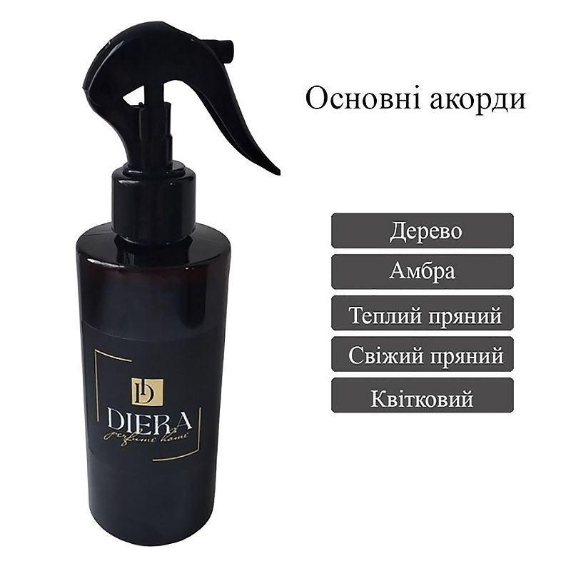 Cпрей парфумований універсальний для дому Diera perfume home №6, 300 мл. - 187366 thumbnail popup