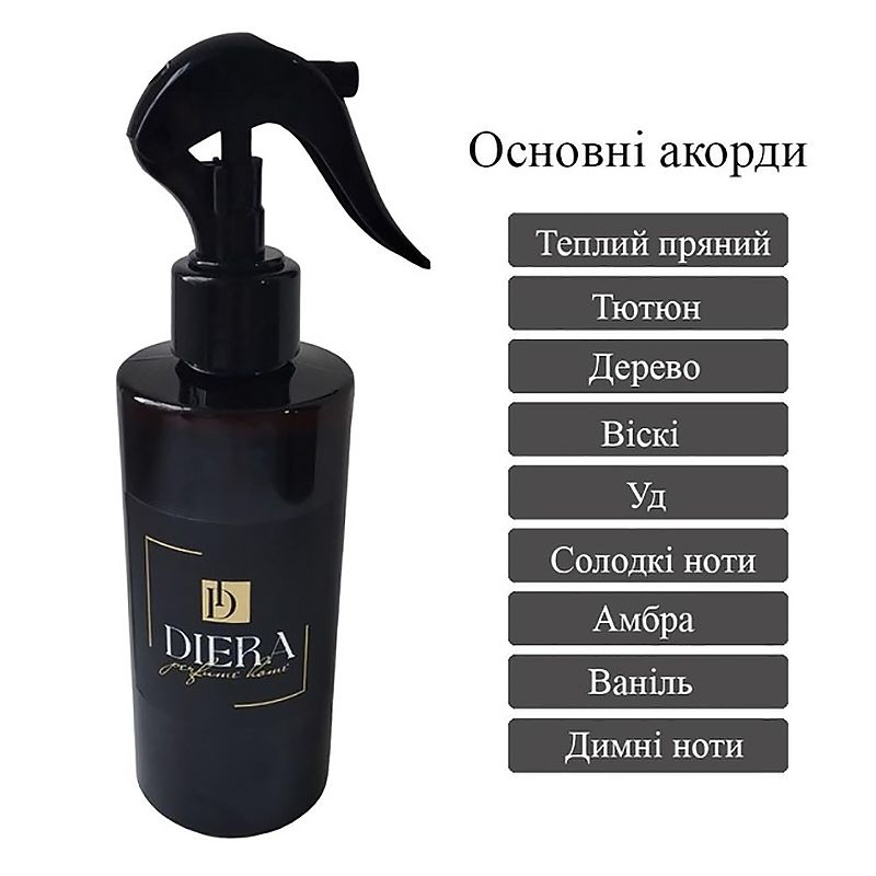 Cпрей парфумований універсальний для дому Diera perfume home №8, 300 мл. - 187374 thumbnail popup