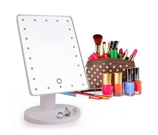 Дзеркало Magic Makeup Mirror з підсвічування біле 22 LED (6514) - 12246 thumbnail popup