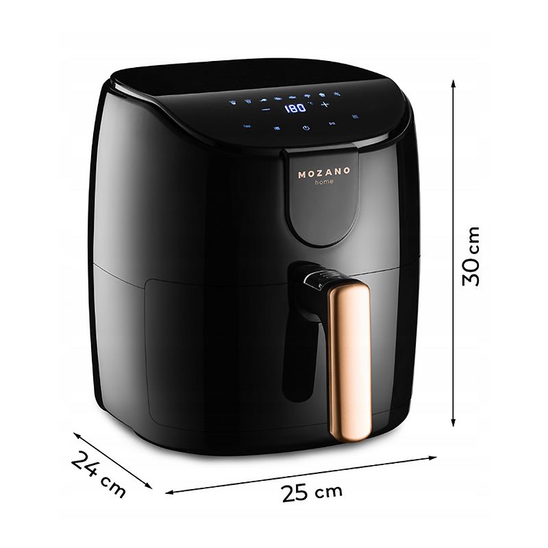 Аерофритюрниця Mozano Active Fryer AGD/FRY/01 Gold 1500W 4L thumbnail popup