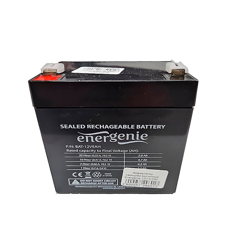 Аккумулятор свинцово-кислотный Energenie 12V-5,0Ah thumbnail popup