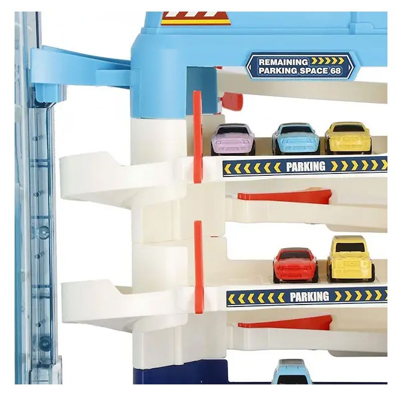 Автостоянка для дитячої іграшкової машинки багатоповерхова автостоянка з ліфтом RT0003 thumbnail popup