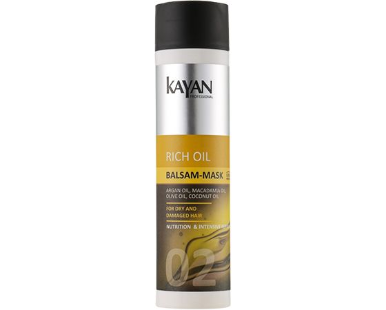 Бальзам-маска KAYAN Rich oil, для сухого і пошкодженого волосся, 250 мл (407041) thumbnail popup