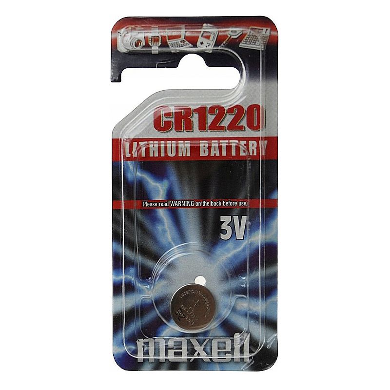 Батарейка Maxell CR1220 Lithium 3V 1шт. thumbnail popup