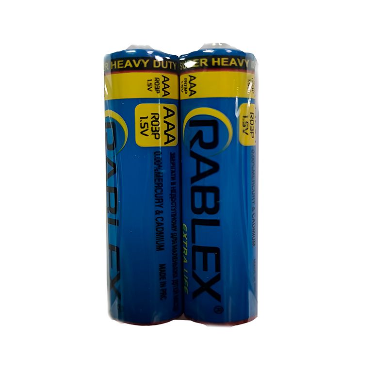 Батарейка R03 Rablex , 1шт (trey по 2шт) AAA
 thumbnail popup