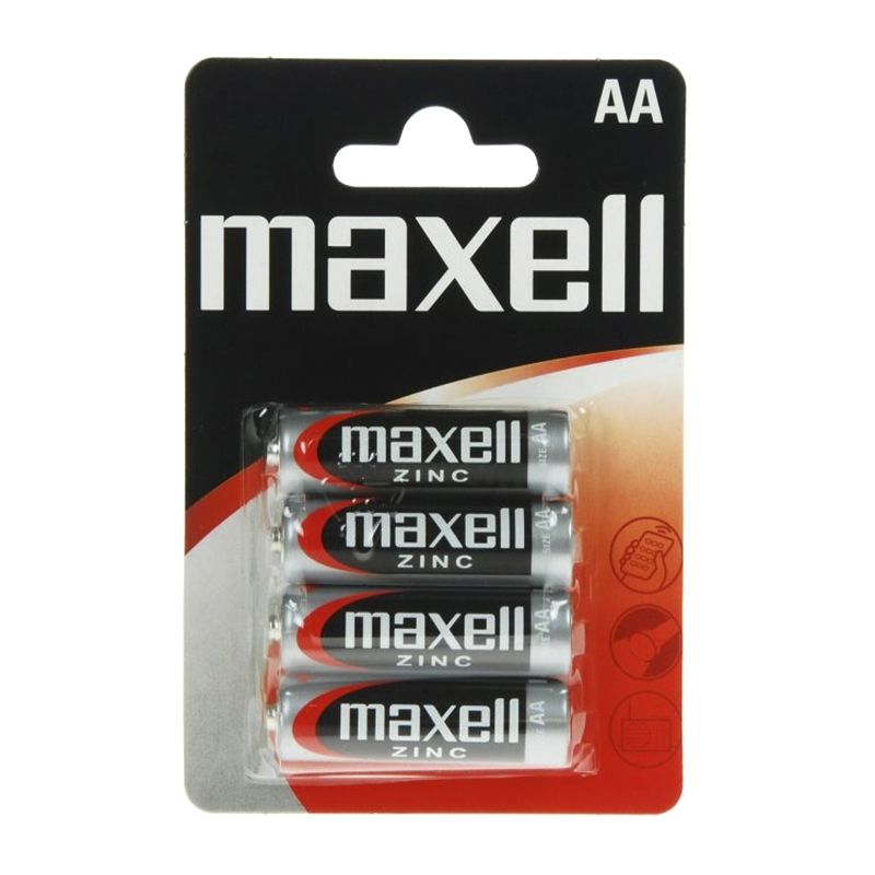 Батарейка R6 Maxell, 1шт (blister по 4шт) AA thumbnail popup