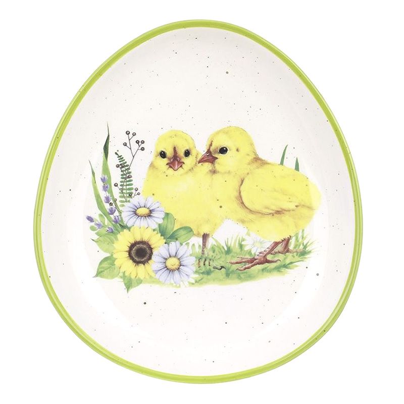 Блюдо керамічне у формі яйця Happy Easter 20.5*18.2*3см thumbnail popup