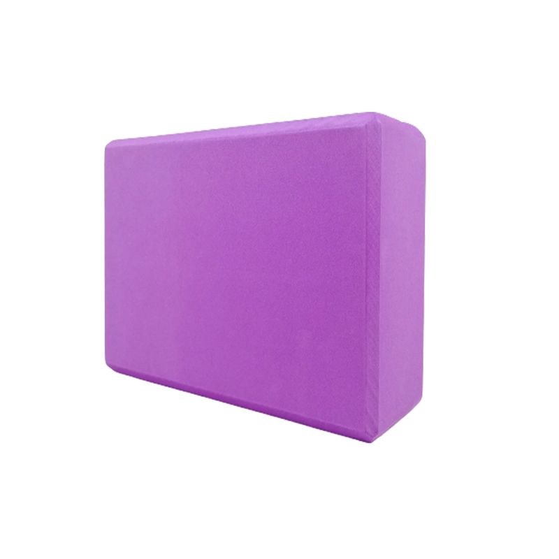 Блок для йоги EasyFit EVA, 23х15,5х7,5 см, фіолетовий (EF-1818-V)  thumbnail popup