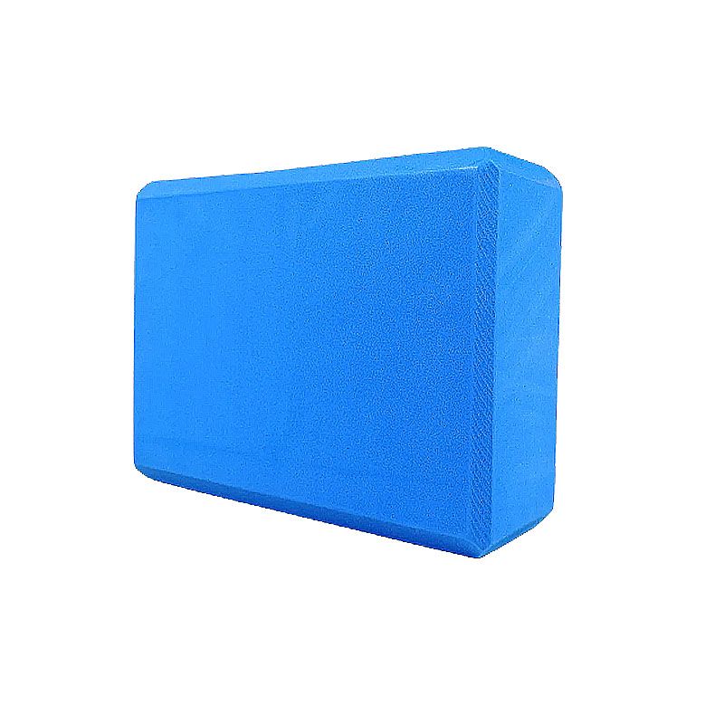 Блок для йоги EasyFit EVA, 23х15,5х7,5 см, синій (EF-1818-Bl)  thumbnail popup