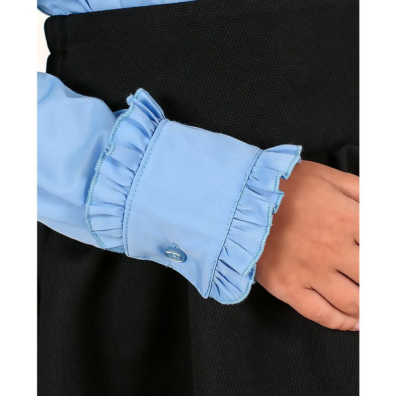 Блузка Zironka блакитна з довгим рукавом для дівчинки,р.140 (арт. 2622300303) thumbnail popup