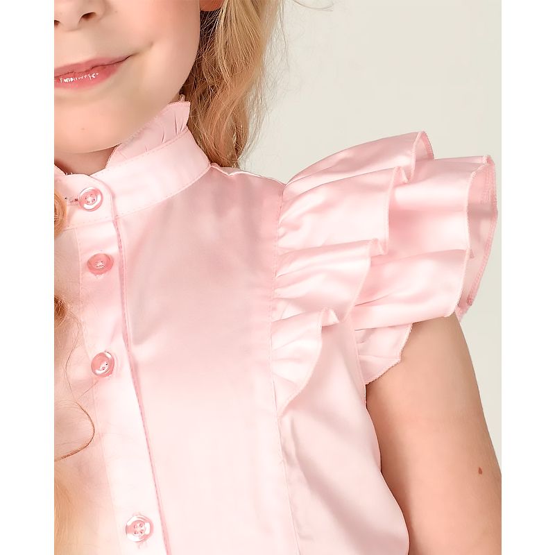 Блузка Zironka рожева без рукавів для дівчинки, р.140 (арт. 2622300502) thumbnail popup