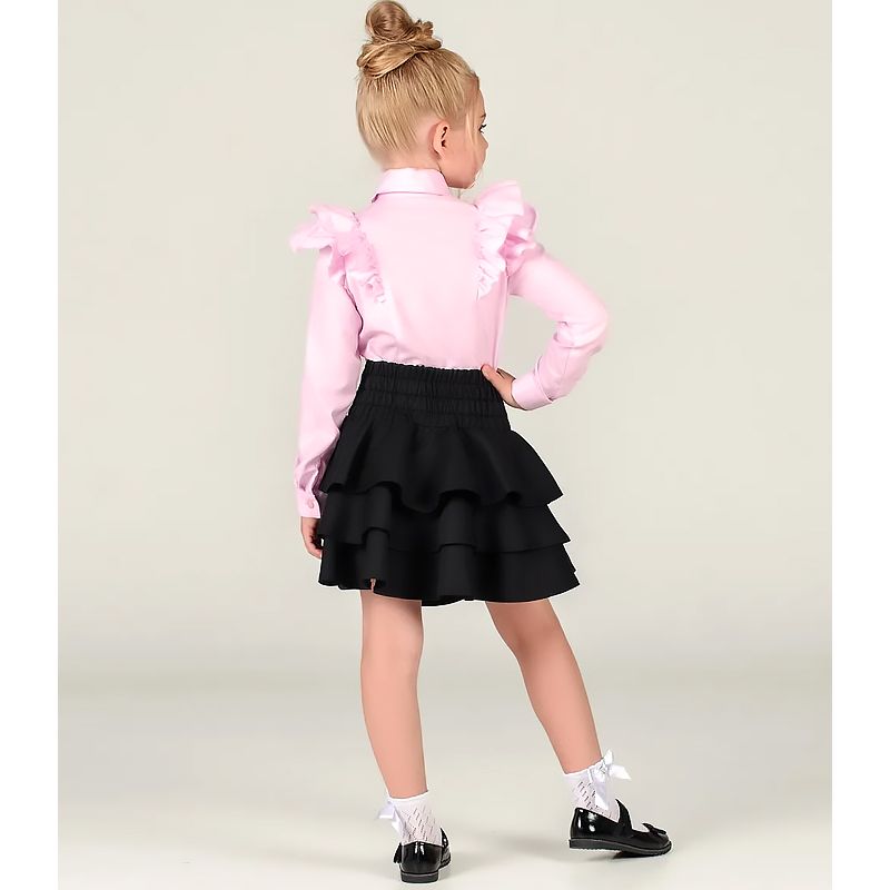 Блузка Zironka рожева з довгим рукавом для дівчинки, р.116 (арт. 2622300402) thumbnail popup