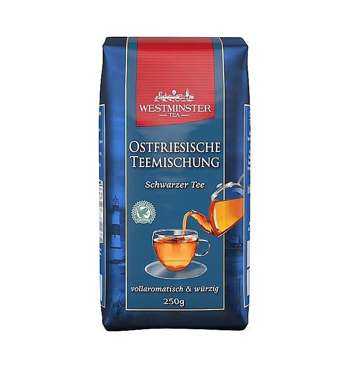 Чай чорний листовий Westminster ostfriesische teemischung, моночай 250 г, Німеччина, Східно-Фрізськи thumbnail popup