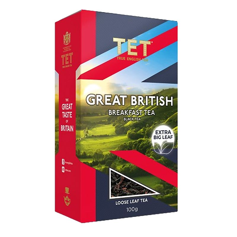 Чай чорний ТЕТ,100 г листовий GREAT BRITISH thumbnail popup