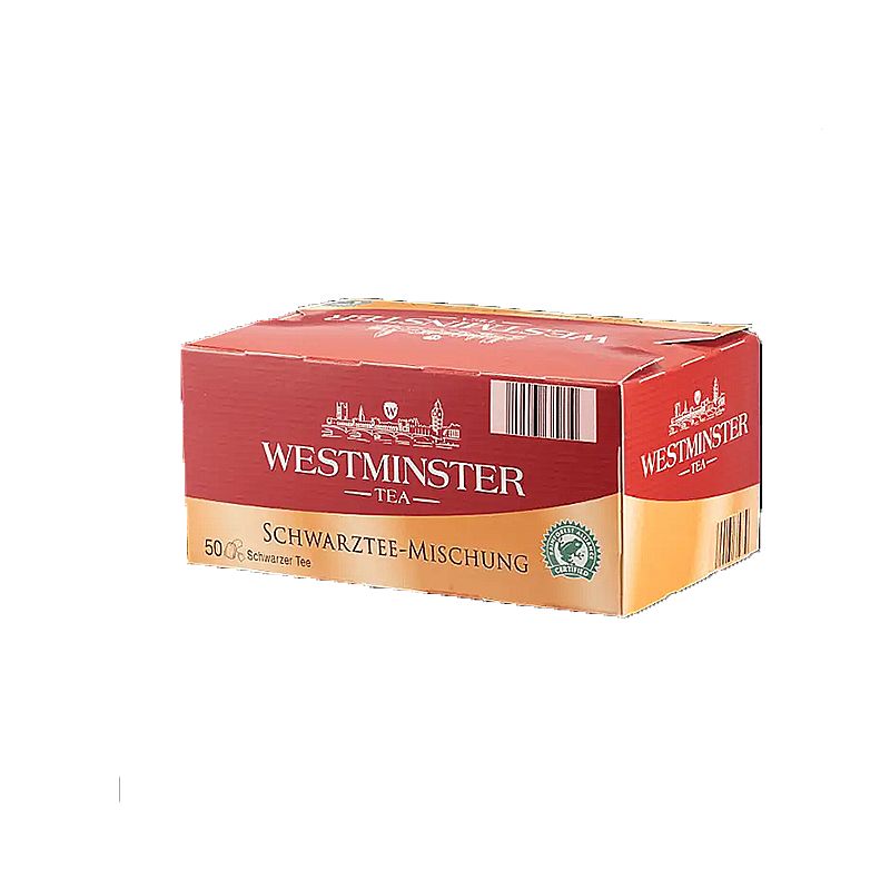 Чай чорний в пакетах Westminster 50 пакетів, Німеччина, Східно-Фризька Купаж thumbnail popup
