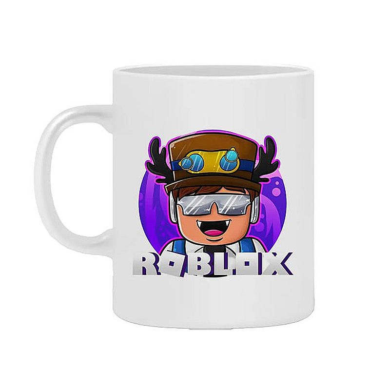 Чашка з надписом ROBLOX, біла 330 мл thumbnail popup