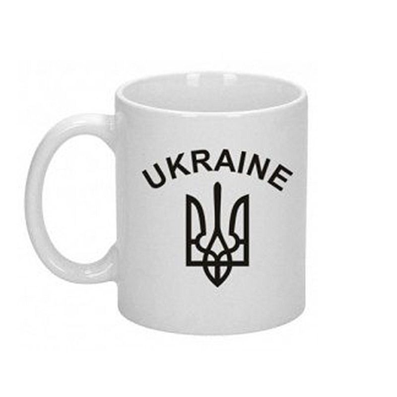 Чашка з надписом UKRAINE, 330мл thumbnail popup