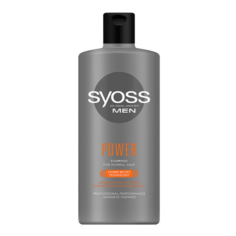 Чоловічий шампунь для волосся Syoss Power 440 мл thumbnail popup