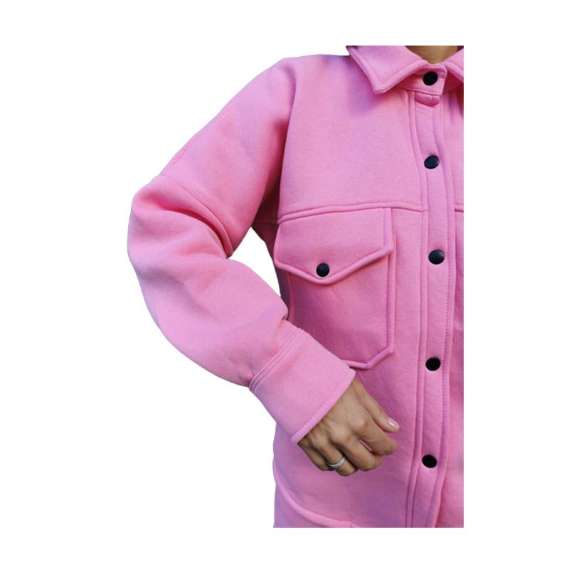 Костюм Pola на флісі (рубашка + високі джогери), тринитка, рожевий, р. S (1/16) - 31803 thumbnail popup