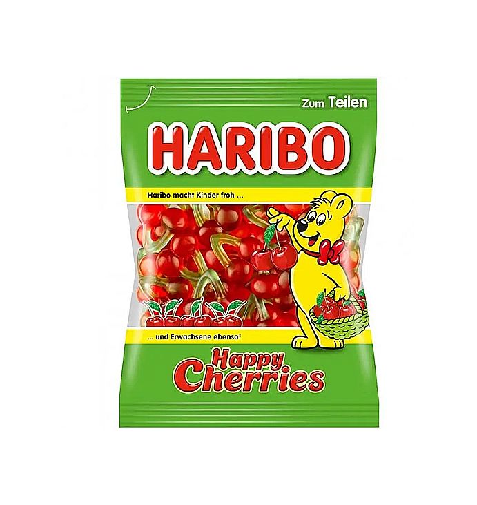 Цукерки желейні Haribo Happy Cherries (Вишні), 200 г, Німеччина thumbnail popup