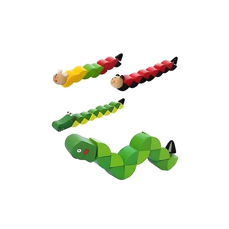 Дерев'яна іграшка Змійка 20-2-3см (MD 1194) thumbnail popup