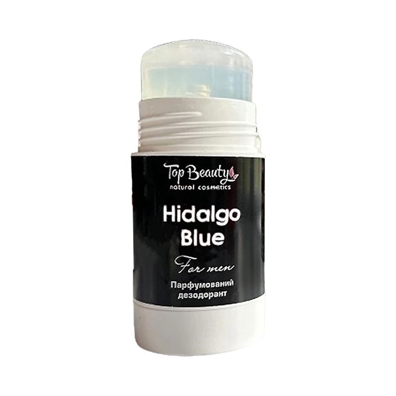 Дезодарант сухий Top Beauty Hidalgo Blue чоловічий, парфумований з пробіотиком, 50мл () thumbnail popup