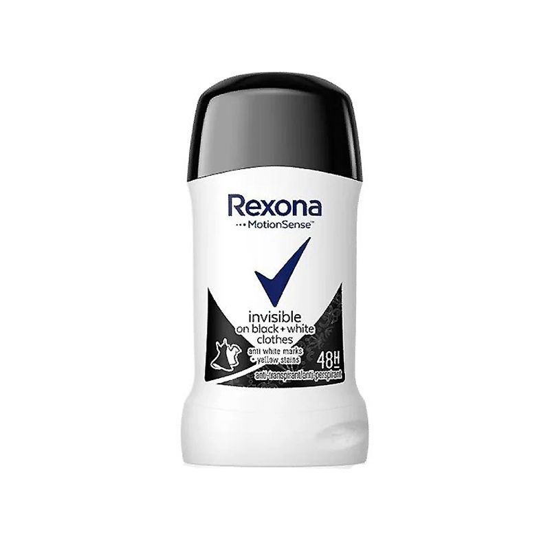 Дезодорант-стік Rexona Invisible Black & White, 40мл (08184) thumbnail popup