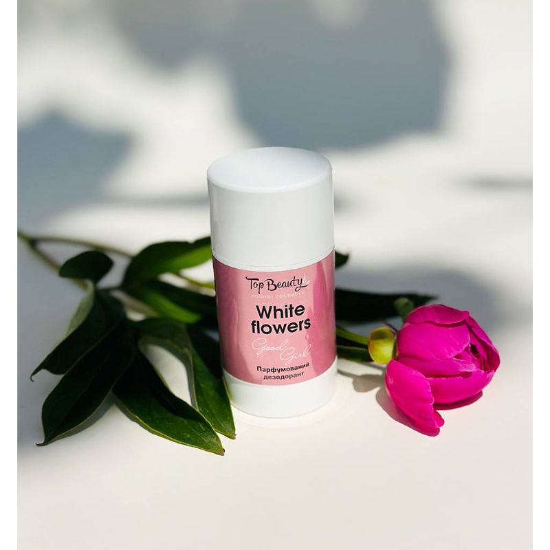 Дезодорант Top Beauty сухий парфумований з пробіотиком White flowers, 50 мл () thumbnail popup