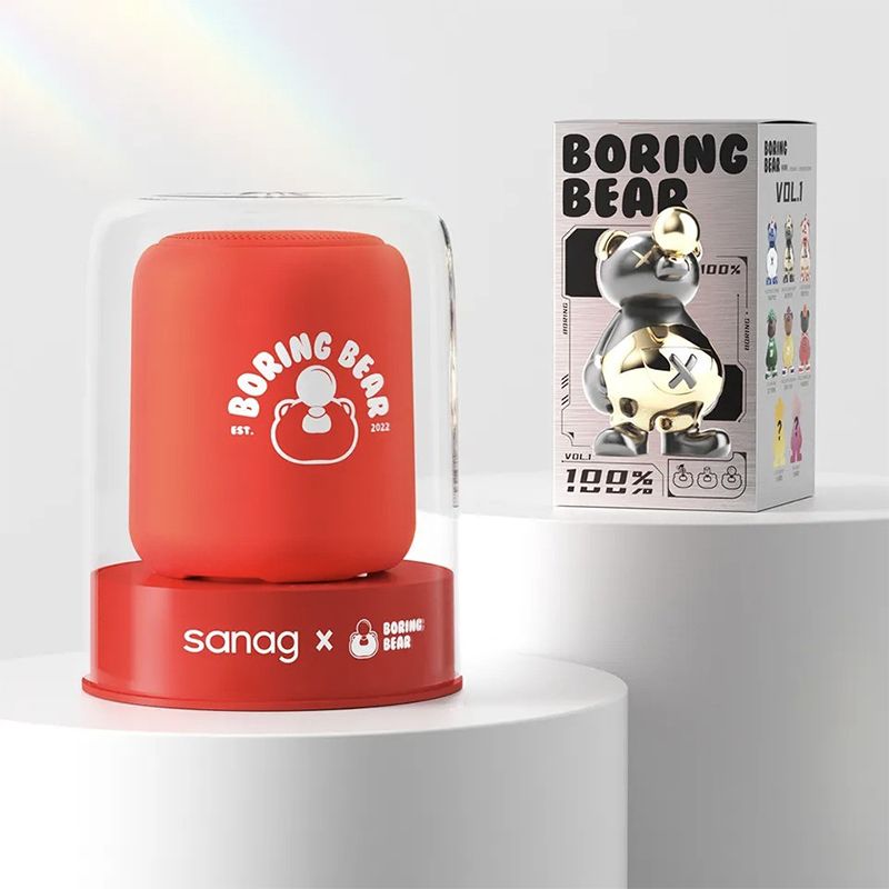 Дитяча музична Bluetooth колонка Sanag X6S з мікрофоном та іграшкою в комлекті Червоний (sanag-red)
 thumbnail popup