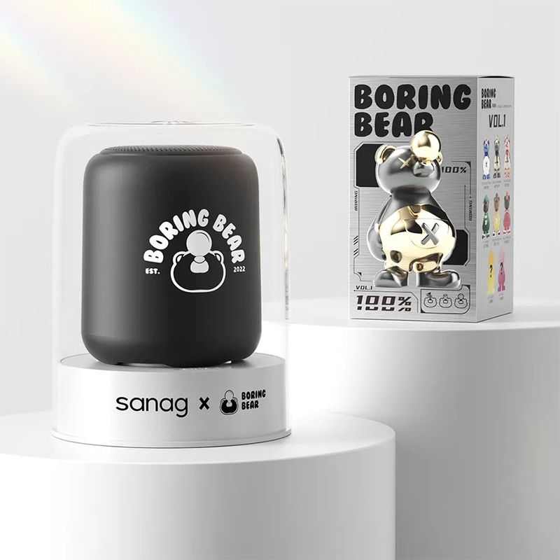 Дитяча музична Bluetooth колонка Sanag X6S з мікрофоном та іграшкою в комлекті Чорний (sanag-black)
 thumbnail popup