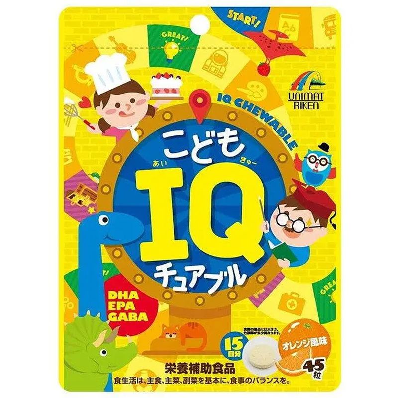 Дитячі жувальні вітаміни, IQ Chewable For Kids, 45г (441085) thumbnail popup