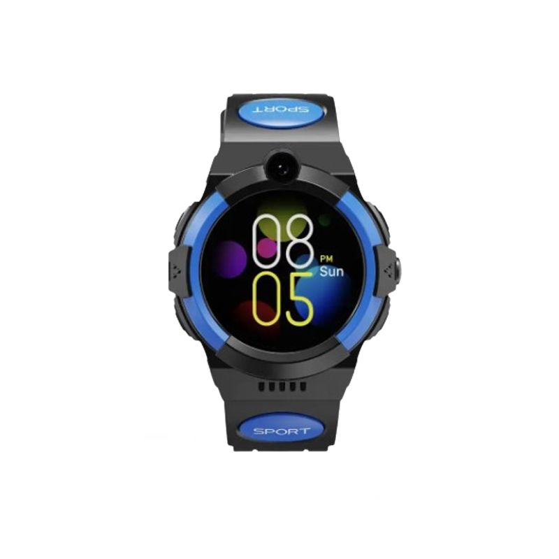 Дитячий смарт годинник-телефон Lemfo LT32 з GPS і підтримкою 4G Чорний із синім thumbnail popup