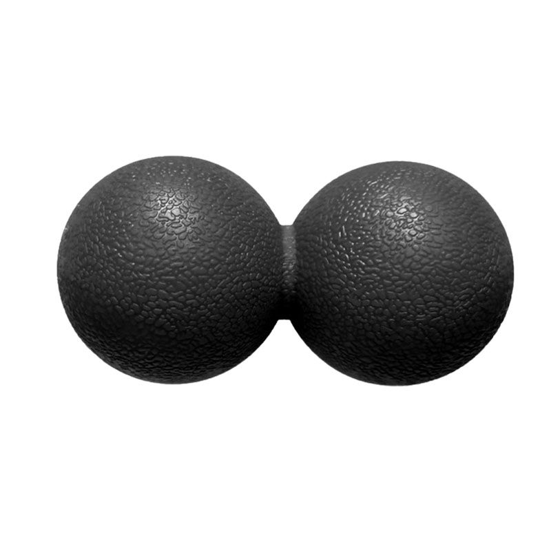 М'ячик масажний, EasyFit TPR, 12*6см, чорний подвійний (EF-1062-B) thumbnail popup