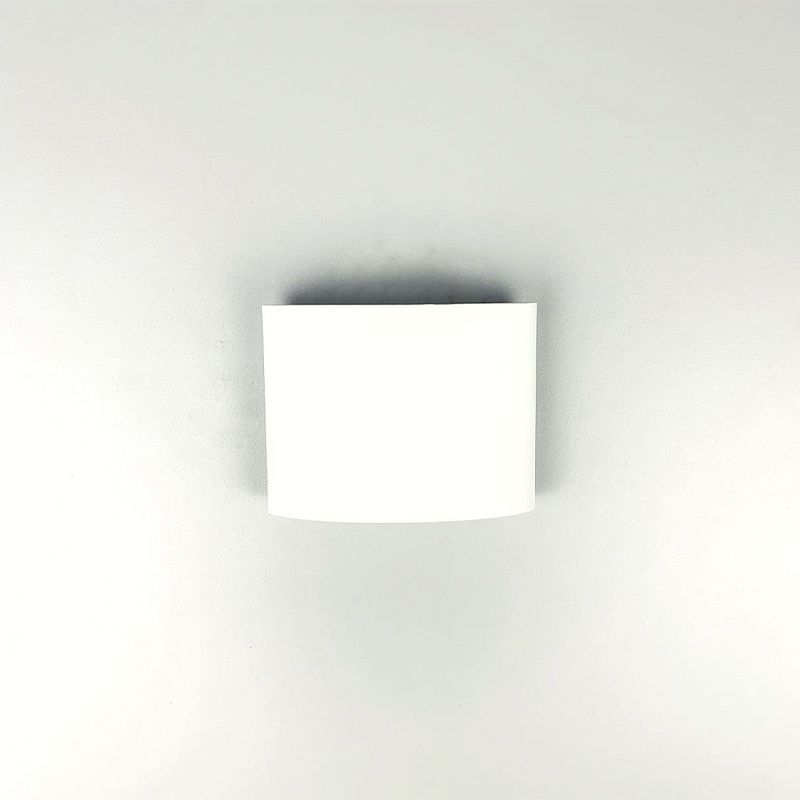 Двосторонній фасадний світильник на 4 лінзи у білому корпусі thumbnail popup