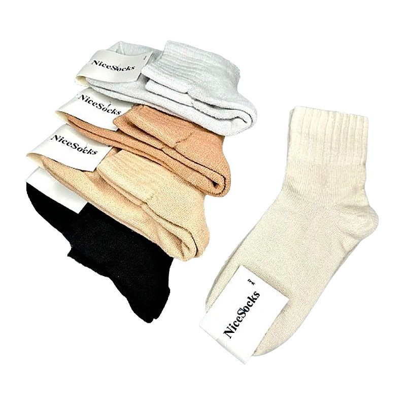 Термошкарпетки жіночі оптом махрові Преміум NiceSocks, пастельні, 10 пар, р.39-42 (060905) thumbnail popup