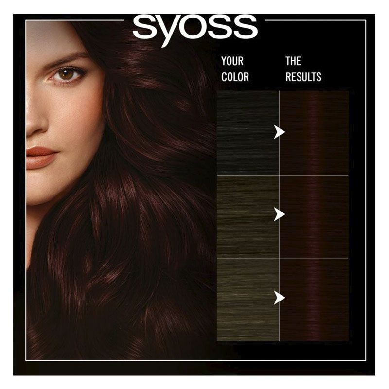 Фарба для волосся Syoss Oleo Intense 3-22 Бордо, без аміаку (12988) thumbnail popup