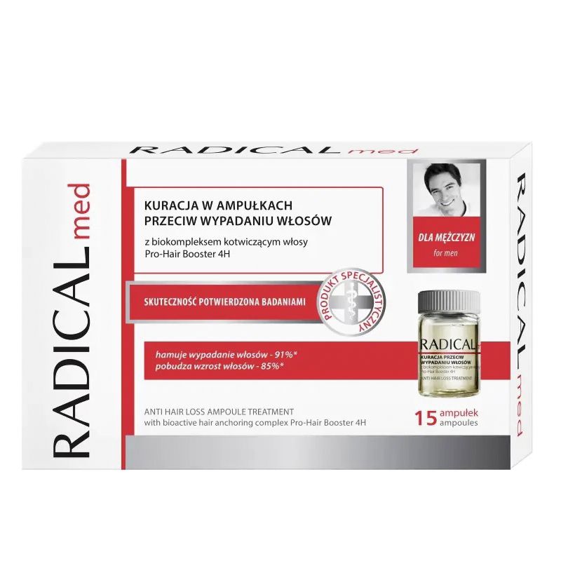 Farmona Radical Med Комплекс в ампулах проти випадіння волосся для чоловіків 15 x 5 мл thumbnail popup