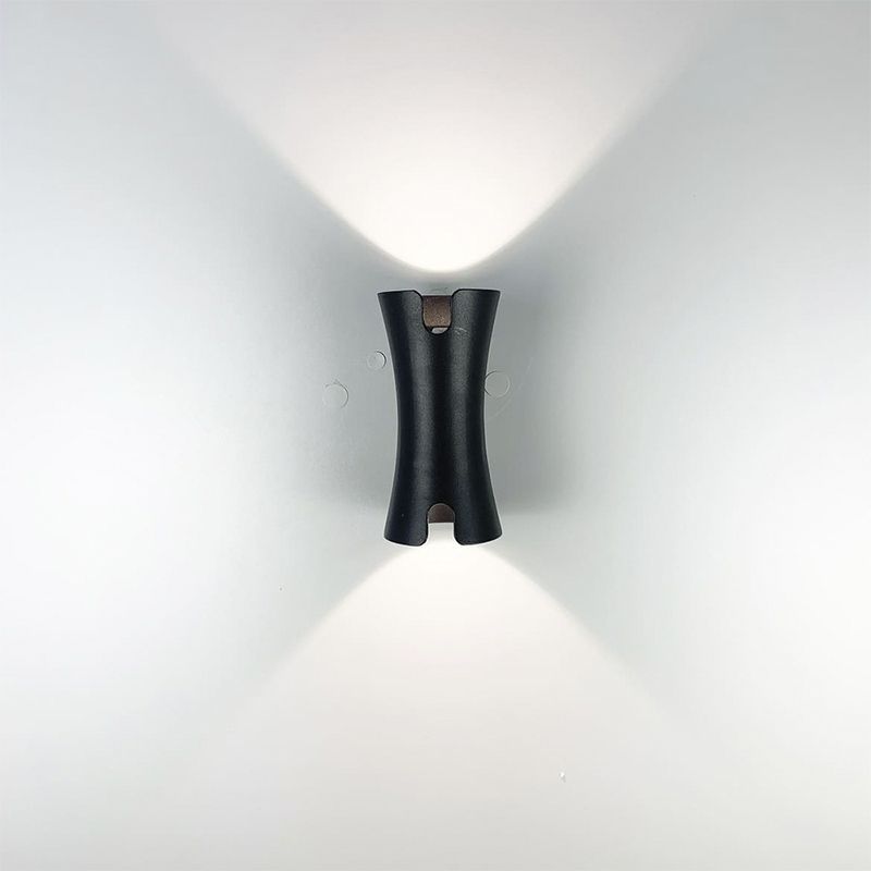 Фасадне LED бра чорного кольору thumbnail popup